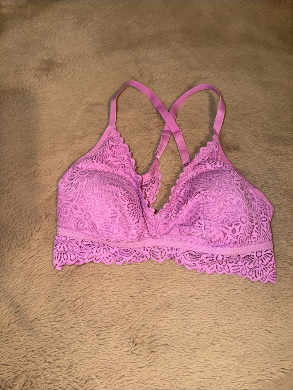 Auden Lace Bralette - Pink